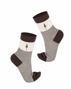 TreeSocks Standard Stripes Beige-Brown