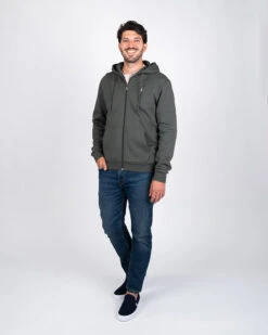 TreeHoodie Jacket Ash Green 11 TreeHoodie Jacket Ash Green -Nikin 1095.937 TreeHoodie Jacket Ash Green Unisex M07 Ganzkoerper