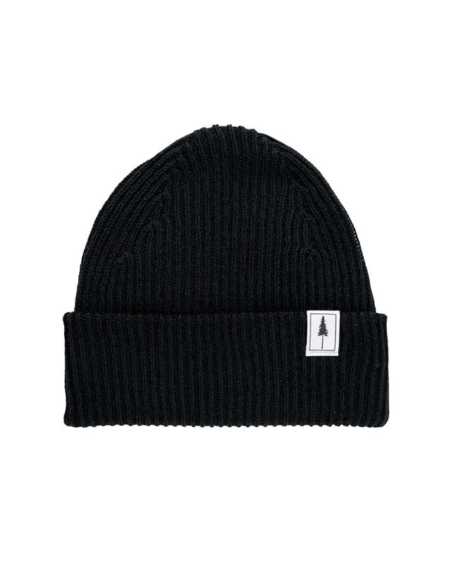Treeanie Ribbed Black 1 Treeanie Ribbed Black
