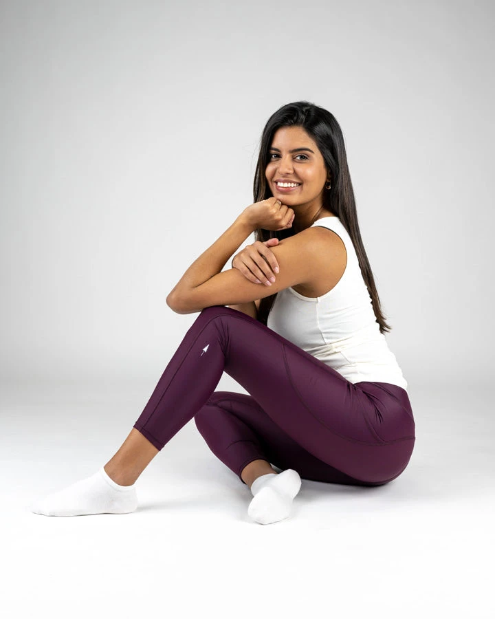 TreePants Leggings Women Bordeaux 7 TreePants Leggings Women Bordeaux – Bild 7