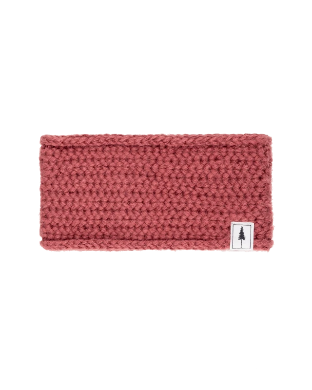 TreeHeadband Knitted Fleece Blush 1 TreeHeadband Knitted Fleece Blush