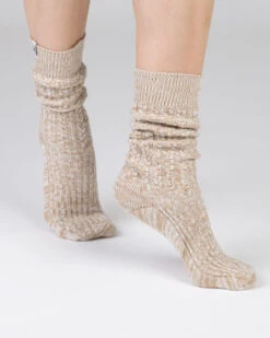 TreeSocks Cosy Women Beige Mel -Nikin 1476.316 TreeSocks Cosy Women Beige Mel O2