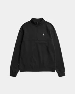 TreeSweater Quarter Zip Black