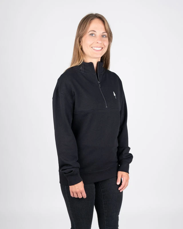 TreeSweater Quarter Zip Black 9 TreeSweater Quarter Zip Black – Bild 9