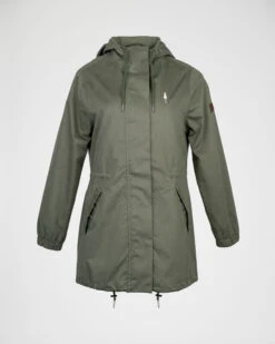 TreeJacket Parka Women Olive