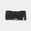 TreeHeadband Knitted Twist Cosy Black Mel