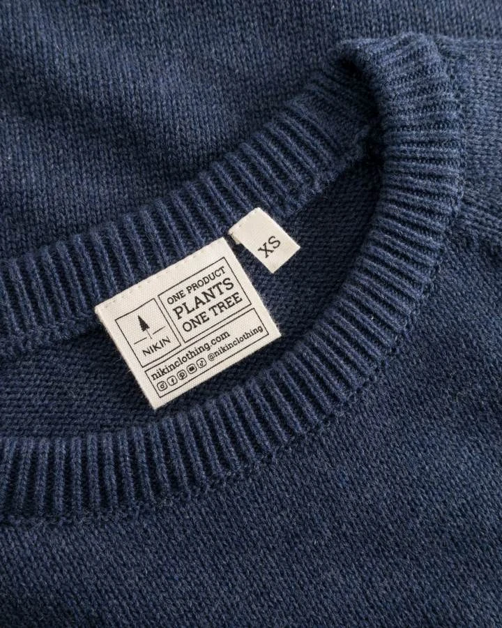 TreePullover Cosy Navy Mel 10 TreePullover Cosy Navy Mel – Bild 10