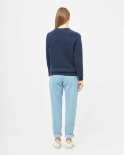 TreePullover Cosy Navy Mel 17 TreePullover Cosy Navy Mel -Nikin 1620.405 TreePullover Cosy Navy Mel F3