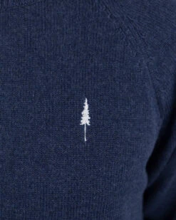 TreePullover Cosy Navy Mel 18 TreePullover Cosy Navy Mel -Nikin 1620.405 TreePullover Cosy Unisex Navy Mel D01