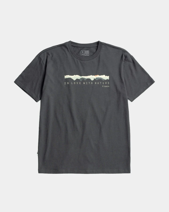 TreeShirt Mountain Panorama Dark Anthracite 1 TreeShirt Mountain Panorama Dark Anthracite