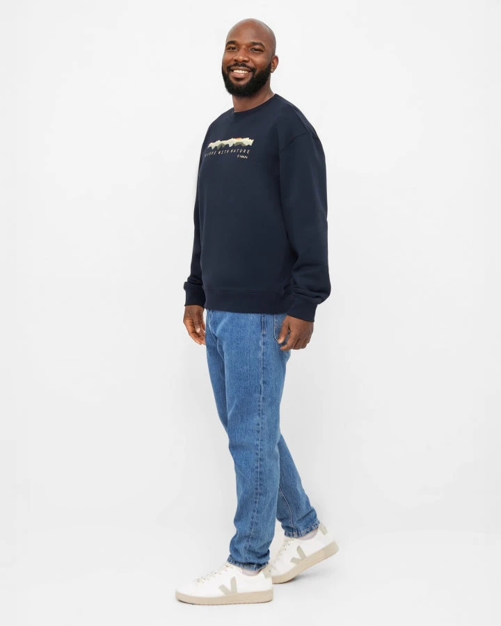 TreeSweater Mountain Panorama Dark Navy 5 TreeSweater Mountain Panorama Dark Navy – Bild 5