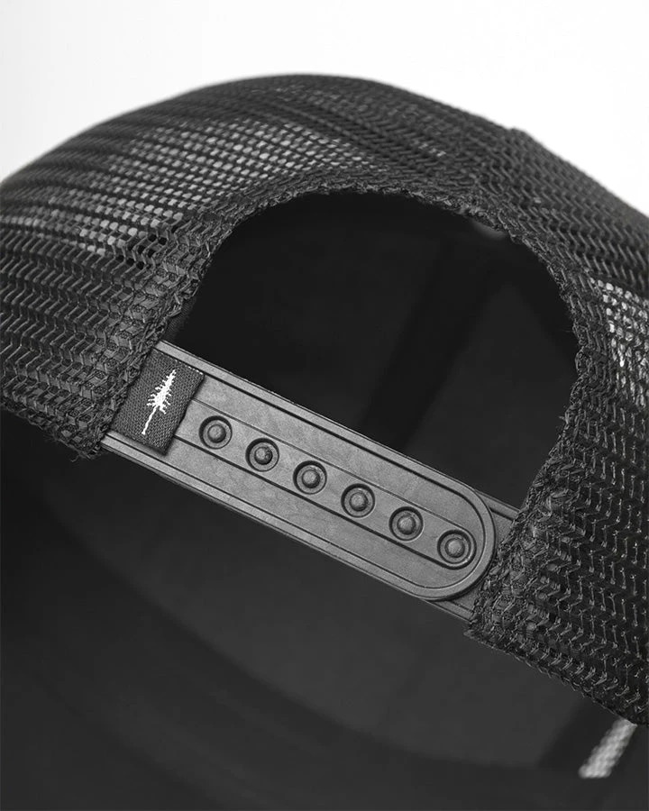 TreeCap 7Panel Trucker Black 4 TreeCap 7Panel Trucker Black – Bild 4