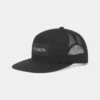 TreeCap 7Panel Trucker Black