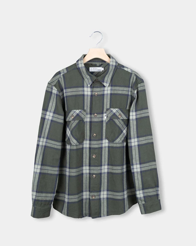 TreePlanter Overshirt Check Ash Green-Navy 1 TreePlanter Overshirt Check Ash Green-Navy