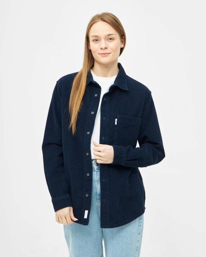 TreePlanter Overshirt Corduroy Dark Navy 7 TreePlanter Overshirt Corduroy Dark Navy – Bild 7