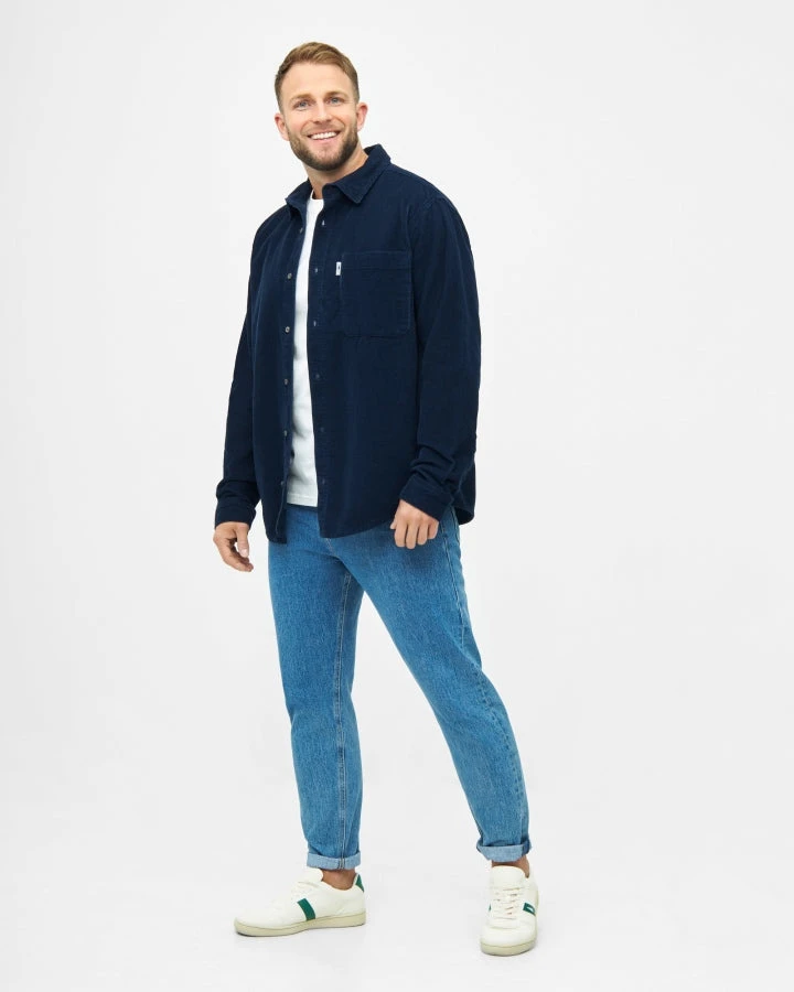 TreePlanter Overshirt Corduroy Dark Navy 3 TreePlanter Overshirt Corduroy Dark Navy – Bild 3