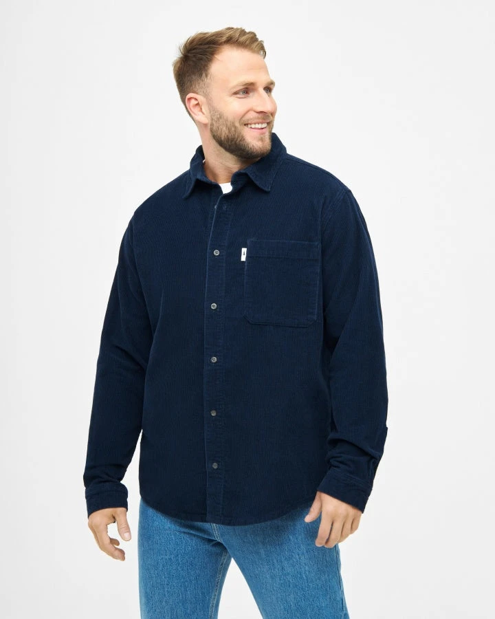 TreePlanter Overshirt Corduroy Dark Navy 4 TreePlanter Overshirt Corduroy Dark Navy – Bild 4