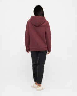 TreeHoodie Jacket Bordeaux Mel -Nikin 1741.606 TreeHoodie Jacket Bordeaux Mel F3