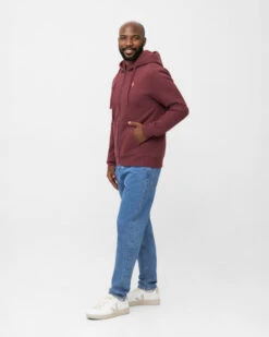 TreeHoodie Jacket Bordeaux Mel -Nikin 1741.606 TreeHoodie Jacket Bordeaux Mel M2
