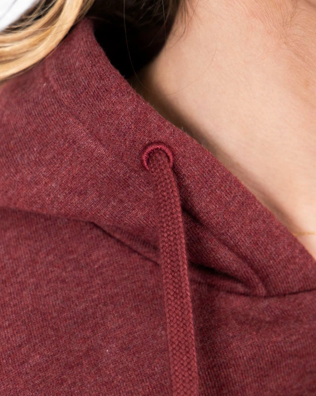 TreeHoodie Jacket Women Bordeaux Mel 6 TreeHoodie Jacket Women Bordeaux Mel – Bild 6