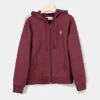 TreeHoodie Jacket Women Bordeaux Mel