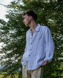 TreePlanter Shirt Linen White 10 TreePlanter Shirt Linen White -Nikin 1765.000 TreePlanter Shirt Linen White A1