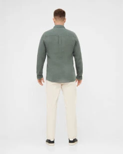 TreePlanter Shirt Linen Sage 19 TreePlanter Shirt Linen Sage -Nikin 1765.921 TreePlanter Shirt Cotton Hemp Unisex Sage M2