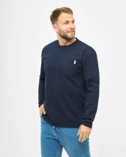 TreeShirt Mono Longsleeve Pocket Relaxed Dark Navy -Nikin 1772.435 TreeShirt Mono Longsleeve Pocket Relaxed Dark Navy M3