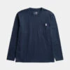 TreeShirt Mono Longsleeve Pocket Relaxed Dark Navy