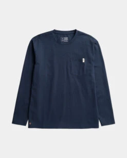 TreeShirt Mono Longsleeve Pocket Relaxed Dark Navy
