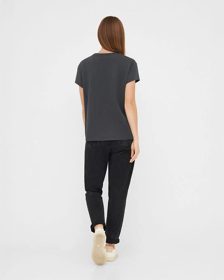 TreeShirt Mountain Panorama Women Anthracite 5 TreeShirt Mountain Panorama Women Anthracite – Bild 5