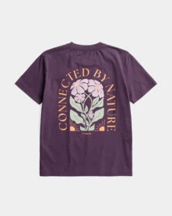 TreeShirt Women Connected By Nature Deep Purple