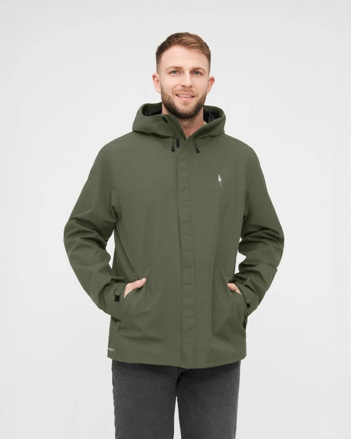TreeJacket Rain Dark Olive 3 TreeJacket Rain Dark Olive – Bild 3