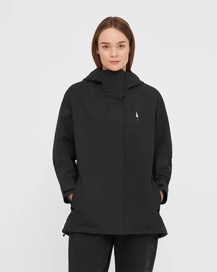 TreeJacket Rain Women Black 4 TreeJacket Rain Women Black – Bild 4