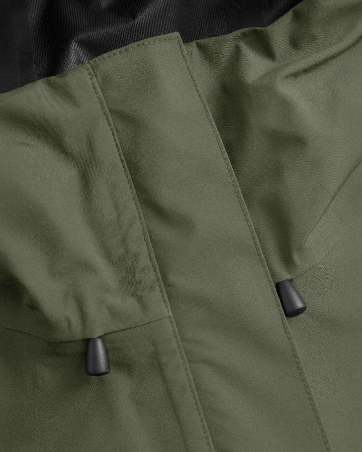 TreeJacket Rain Women Dark Olive 6 TreeJacket Rain Women Dark Olive – Bild 6