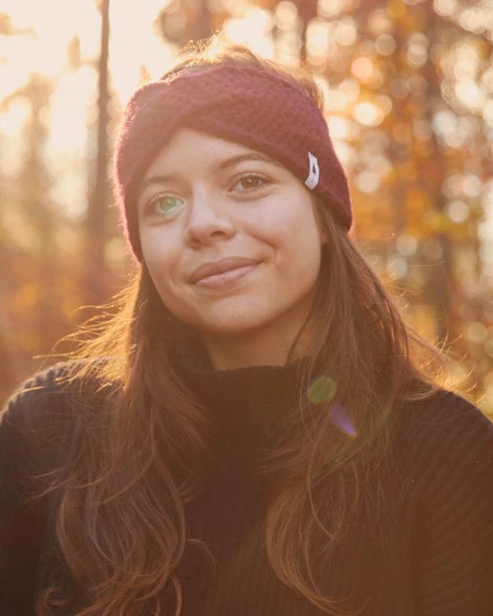 TreeHeadband Knitted Twist Bordeaux 2 TreeHeadband Knitted Twist Bordeaux – Bild 2