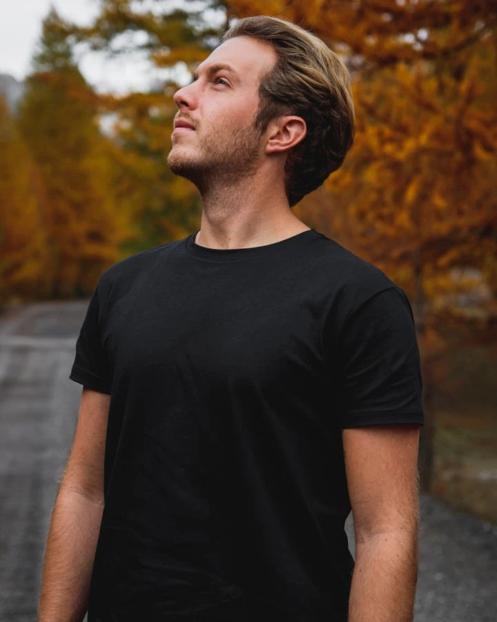 TreeShirt Plain Black 2 TreeShirt Plain Black – Bild 2