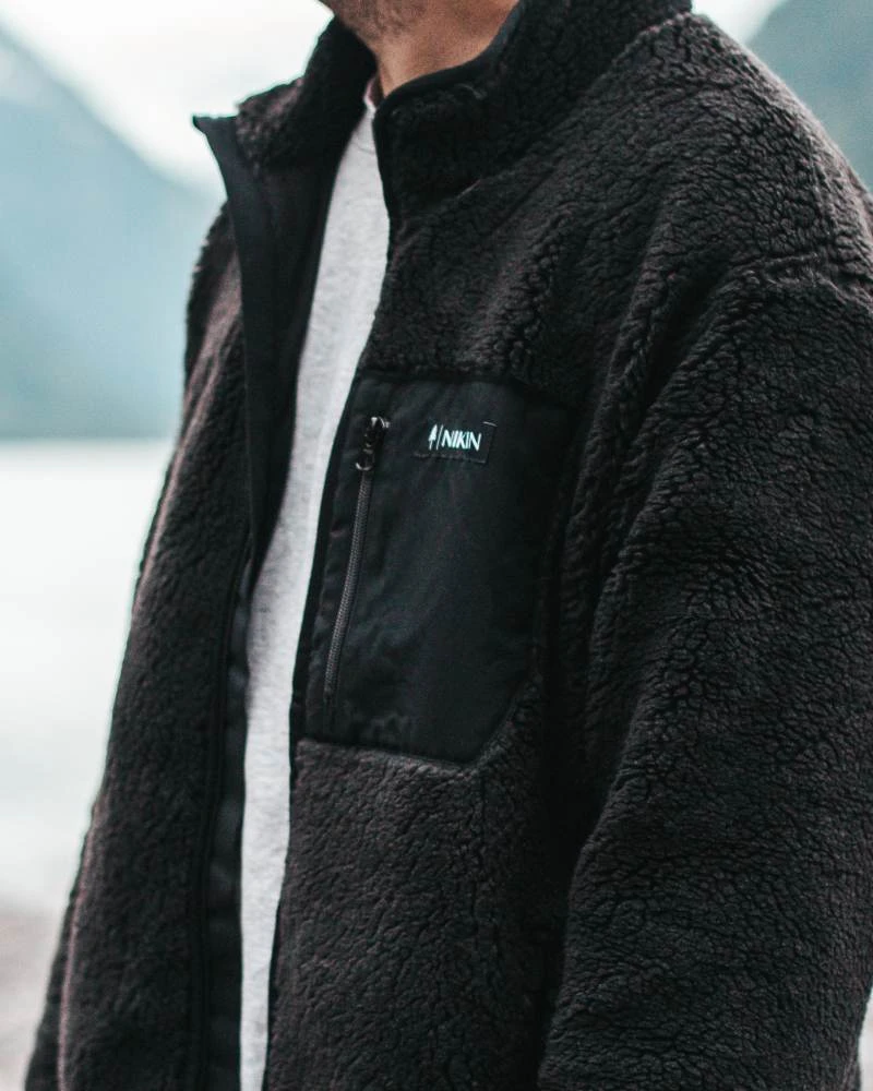 TreeFleece Teddy Relaxed Jacket Dark Anthracite 3 TreeFleece Teddy Relaxed Jacket Dark Anthracite – Bild 3