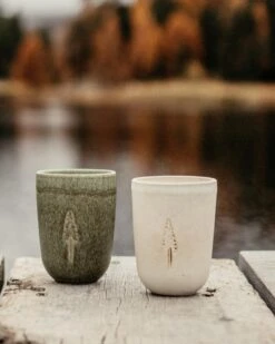 TreeMug Ceramic Sage 7 TreeMug Ceramic Sage -Nikin Photo AW24 Mug 1625 RG Cosy Outdoor Mountain Lake Forest 2