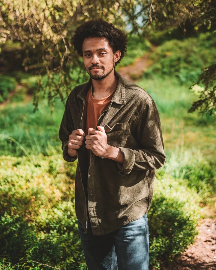 TreePlanter Overshirt Corduroy Grape Leaf 2 TreePlanter Overshirt Corduroy Grape Leaf – Bild 2