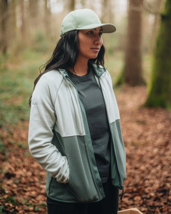 TreeJacket Fleece Colorblock & TreeShirt Women 2 TreeJacket Fleece Colorblock & TreeShirt Women – Bild 2