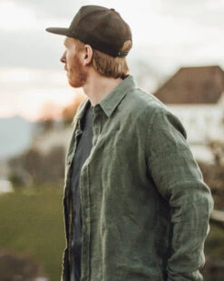 TreePlanter Shirt Linen Sage 15 TreePlanter Shirt Linen Sage -Nikin Photo SS25 Overshirt Cap 1765 1684 RG Spring Hill City Sunset Male 1