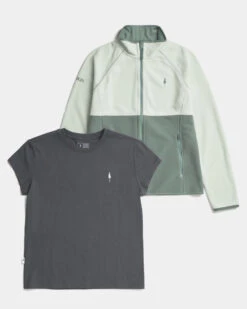 TreeJacket Fleece Colorblock & TreeShirt Women