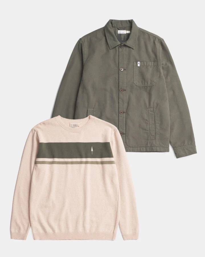 TreeJacket Workwear & TreePullover Knitted Stripes 1 TreeJacket Workwear & TreePullover Knitted Stripes