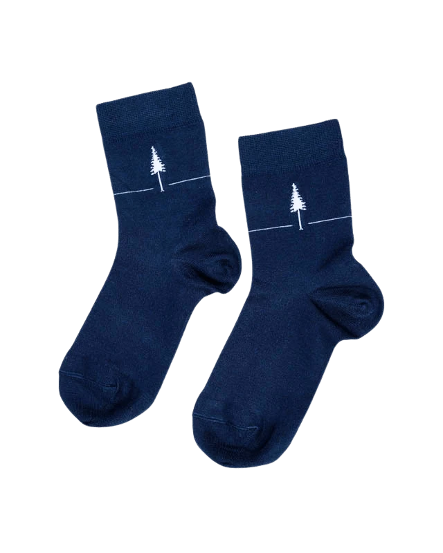 TreeSocks Standard Single Navy 1 TreeSocks Standard Single Navy
