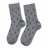 TreeSocks Standard Allover Navy-Grey