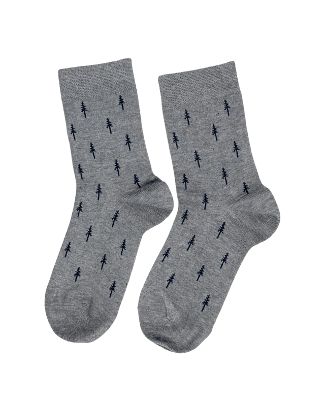 TreeSocks Standard Allover Navy-Grey 1 TreeSocks Standard Allover Navy-Grey