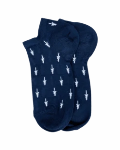 TreeSocks Short Allover Navy