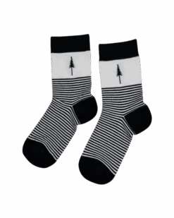 TreeSocks Standard Stripes Black