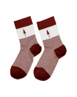 TreeSocks Standard Stripes Bordeaux
